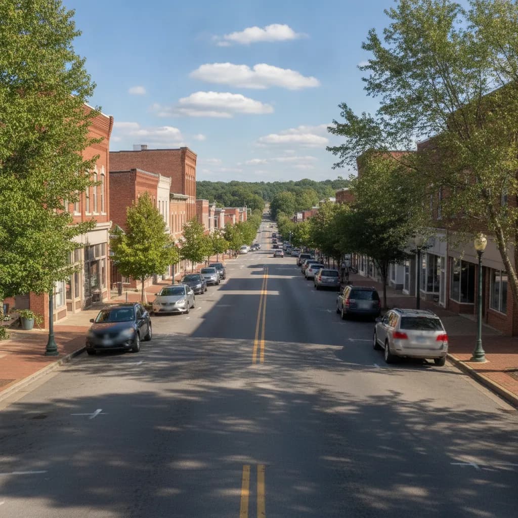 View of Cookeville, TN