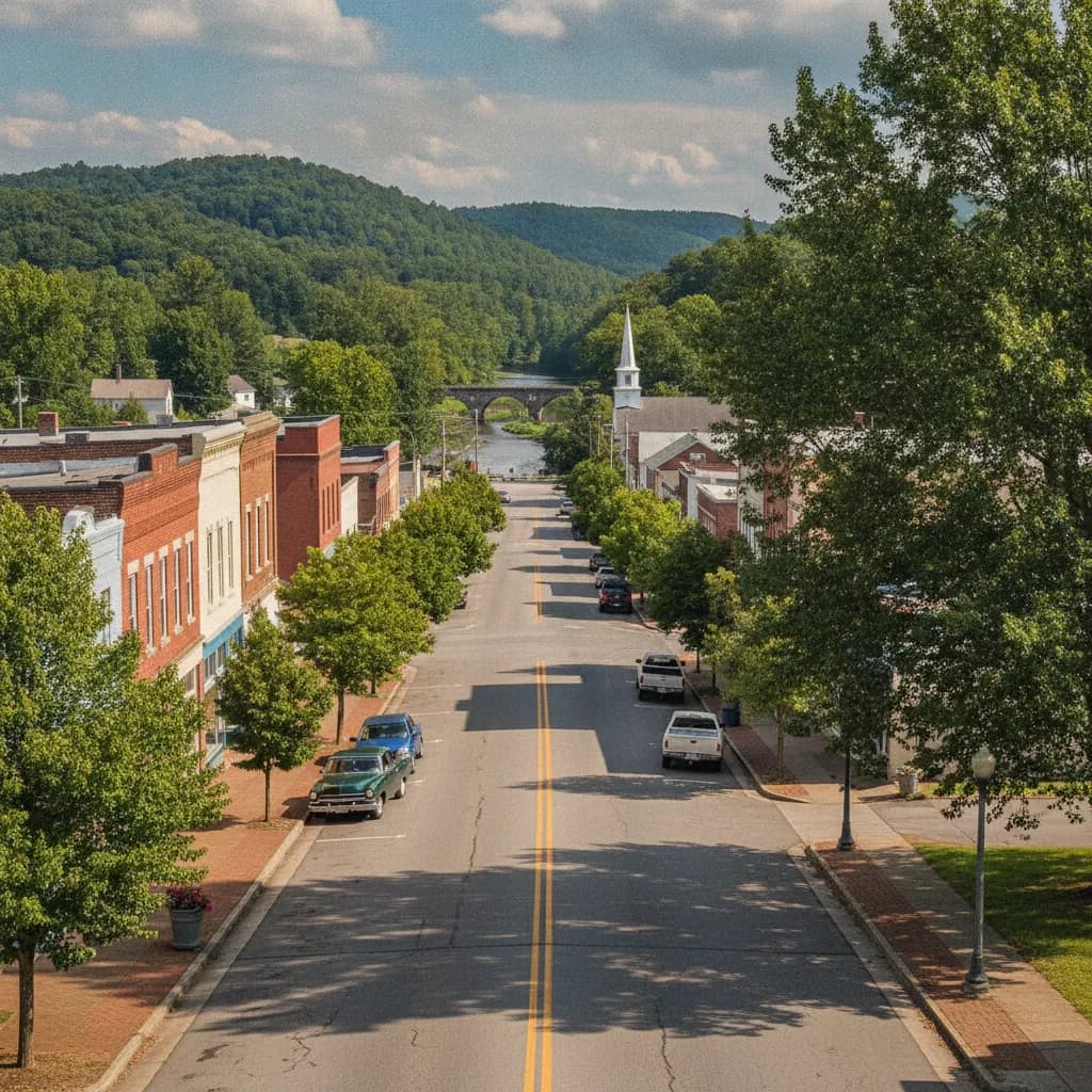View of Dunlap, TN