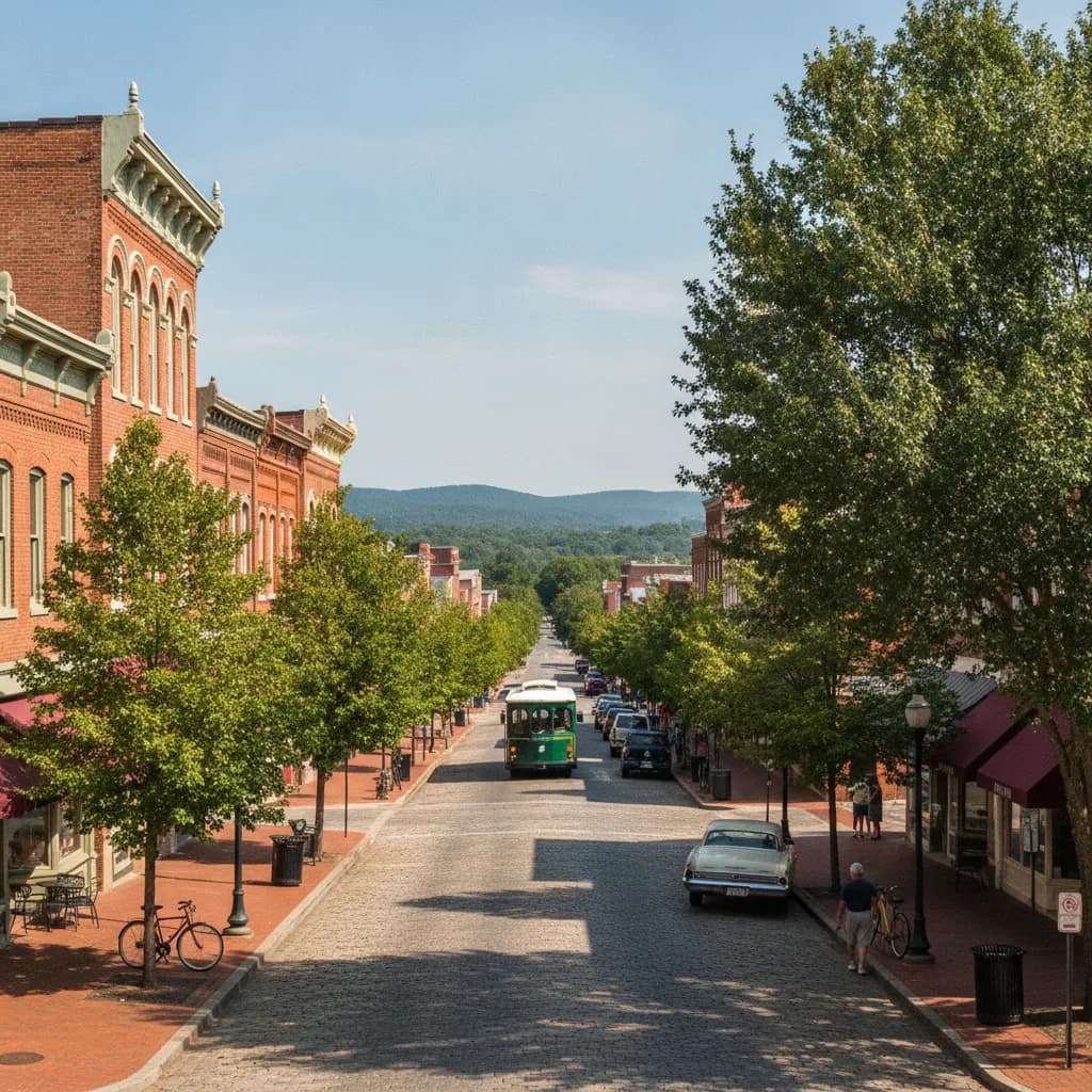View of Franklin, TN