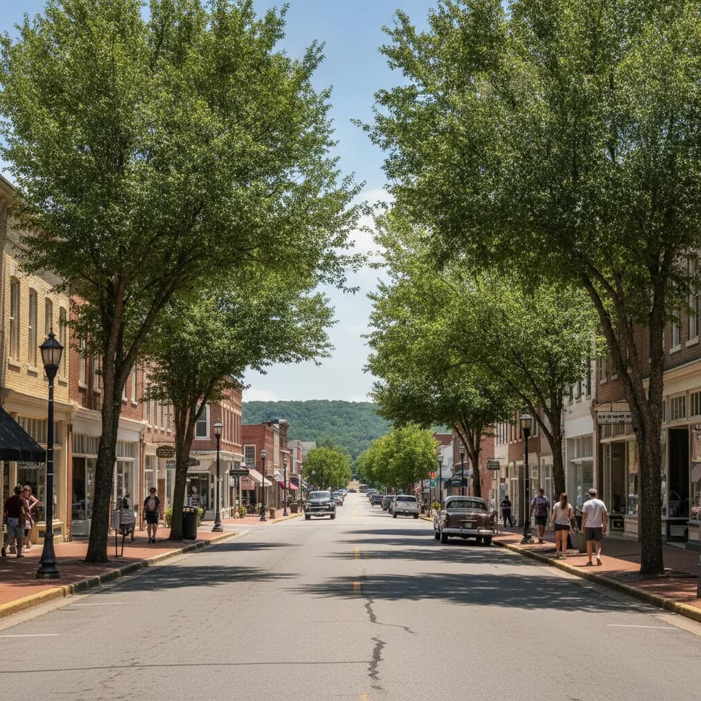 View of Gallatin, TN