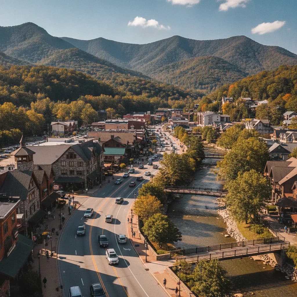 View of Gatlinburg, TN