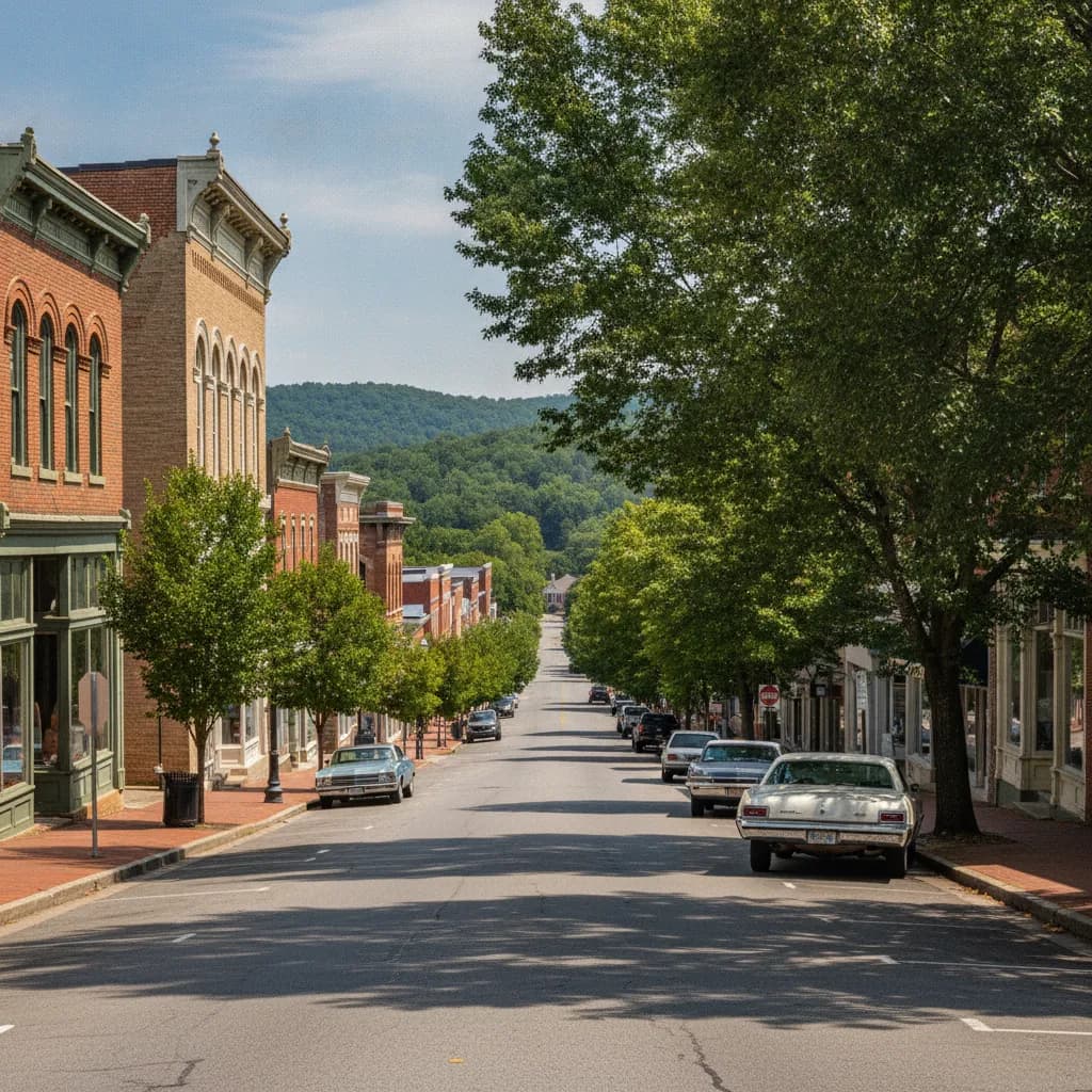 View of Greeneville, TN