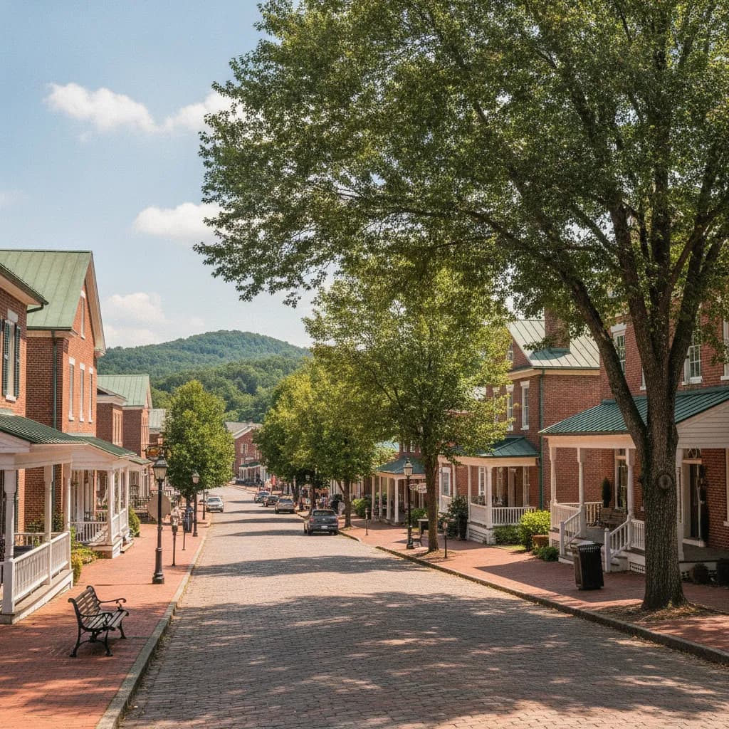 View of Jonesborough, TN