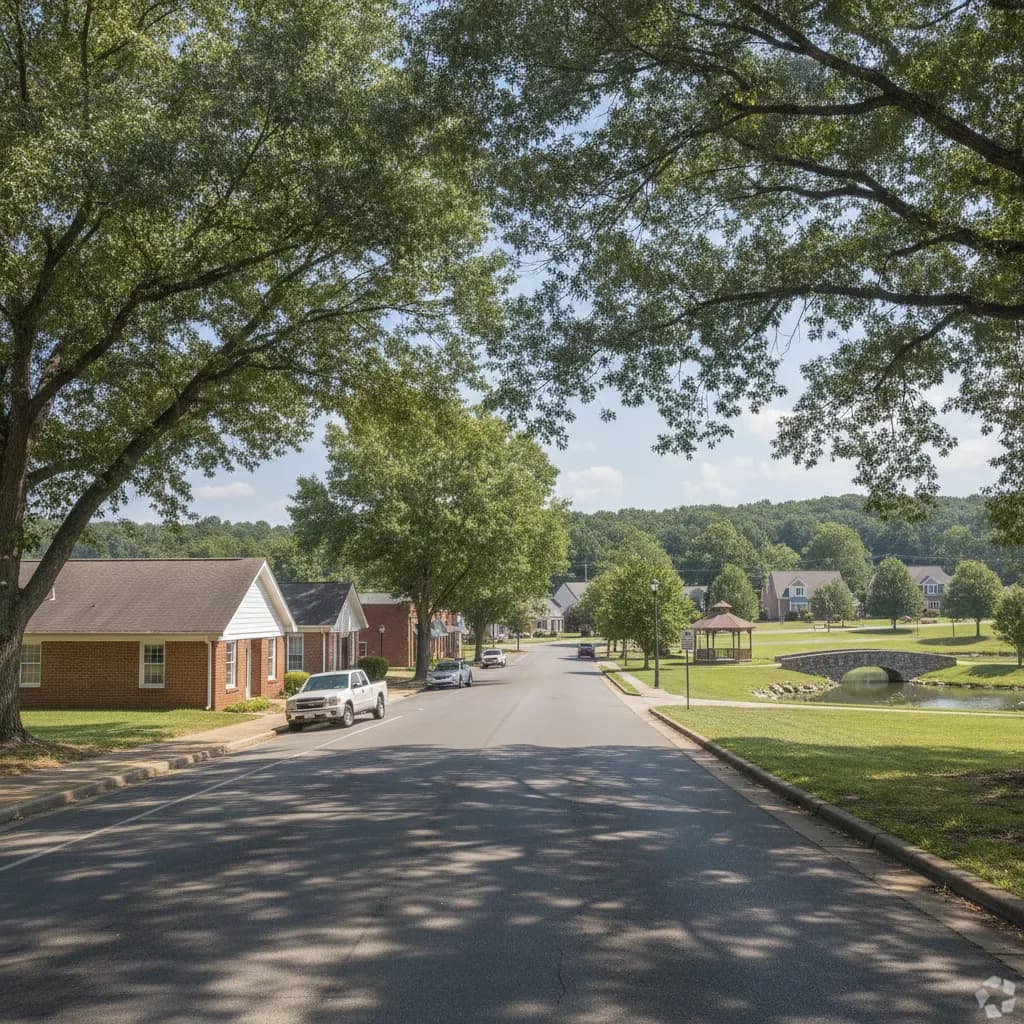 View of Lakeland, TN