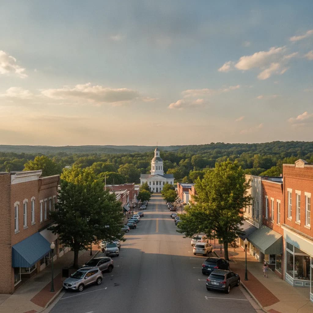 View of Lexington, TN