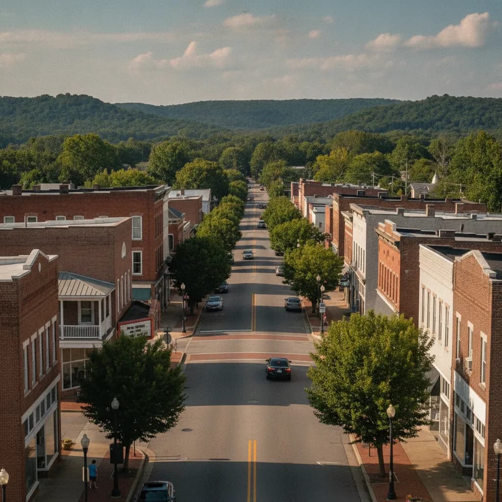 View of Manchester, TN
