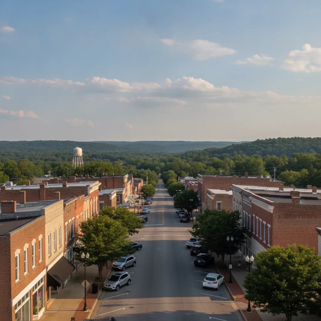 View of McKenzie, TN