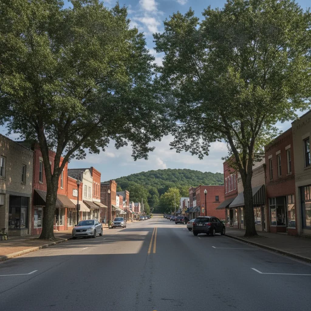 View of Munford, TN