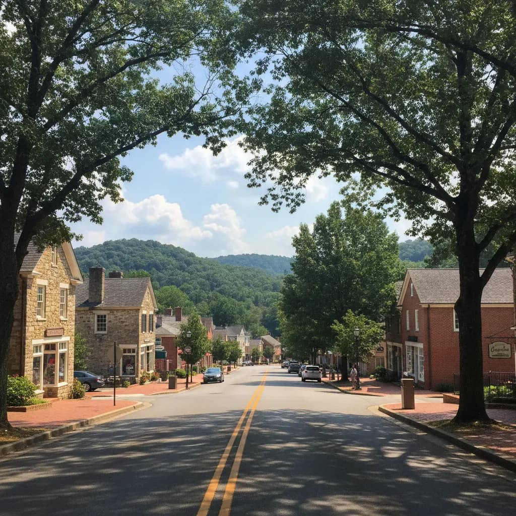View of Oak Hill, TN