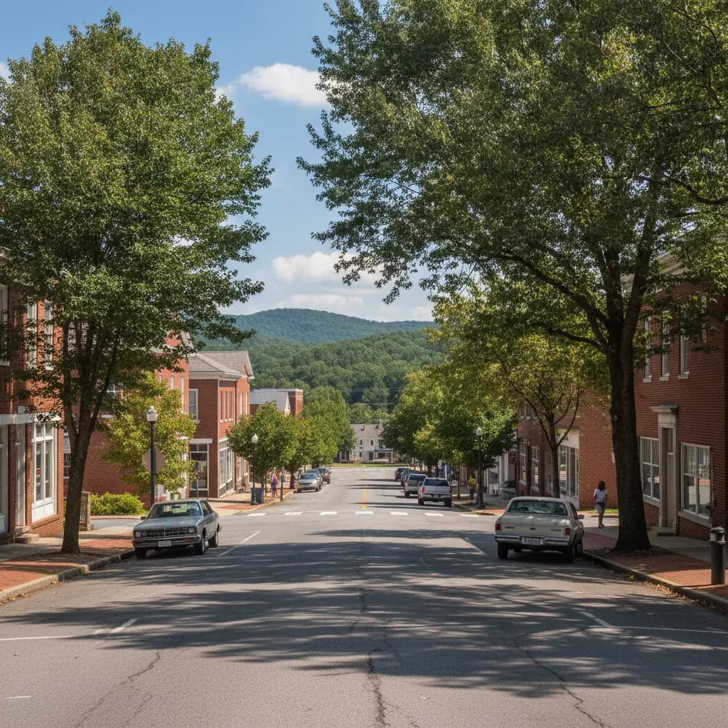 View of Oak Ridge, TN