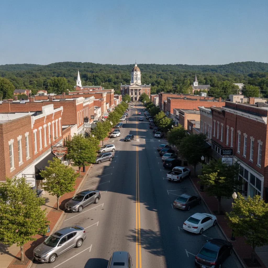 View of South Cleveland, TN