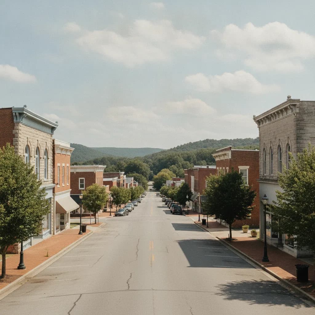 View of Sweetwater, TN