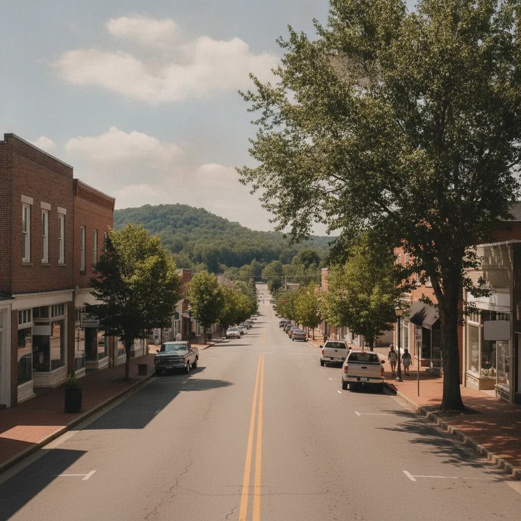 View of Thompson's Station, TN