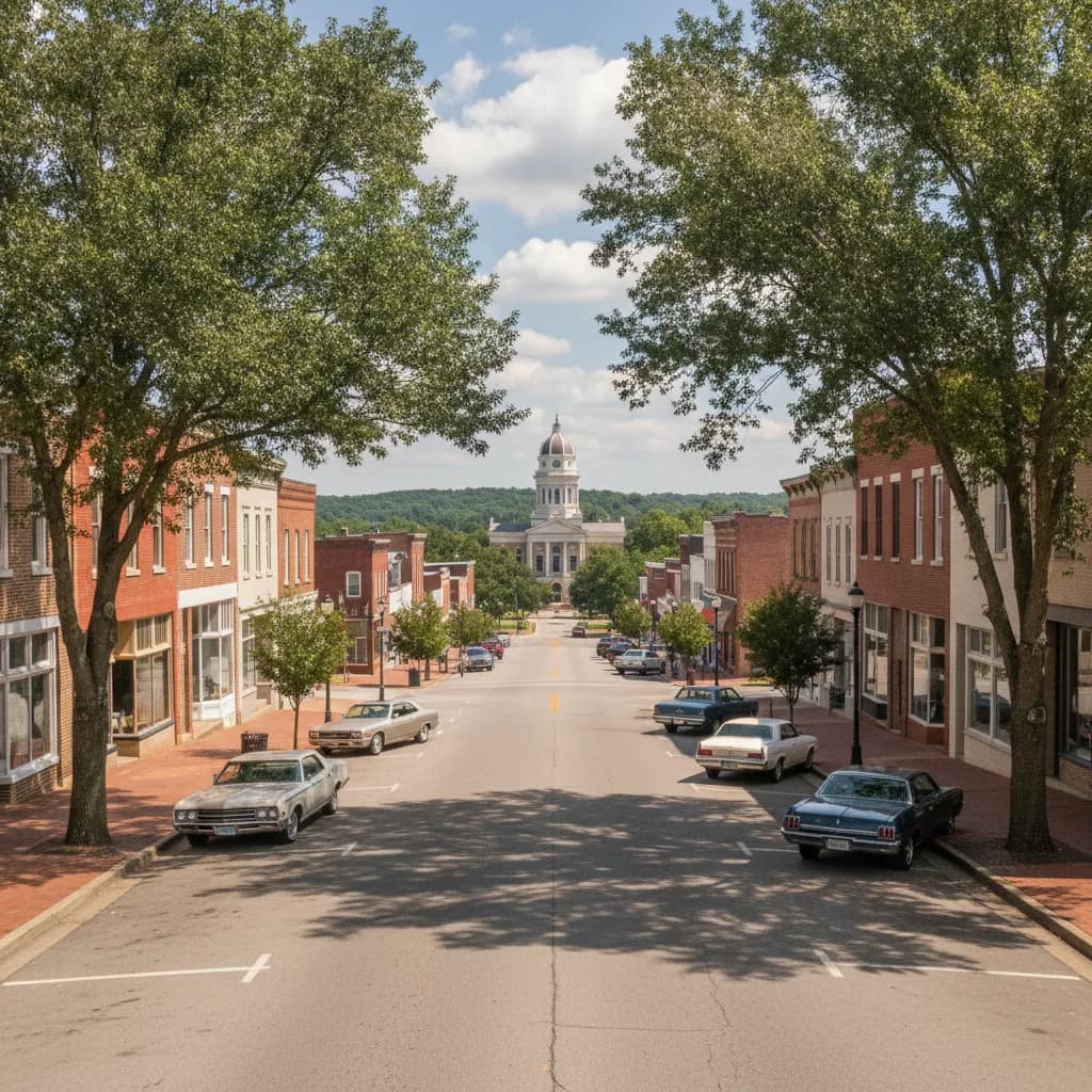 View of Trenton, TN