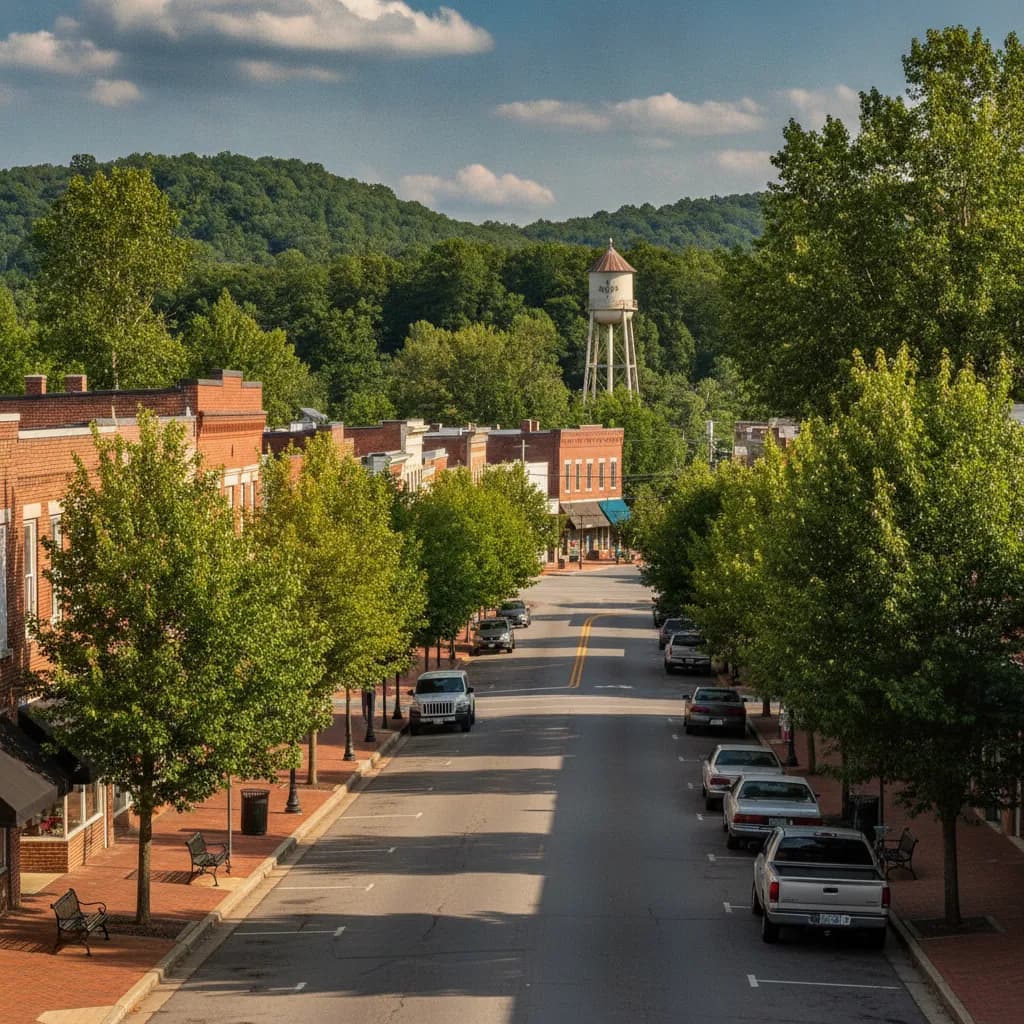 View of Tullahoma, TN