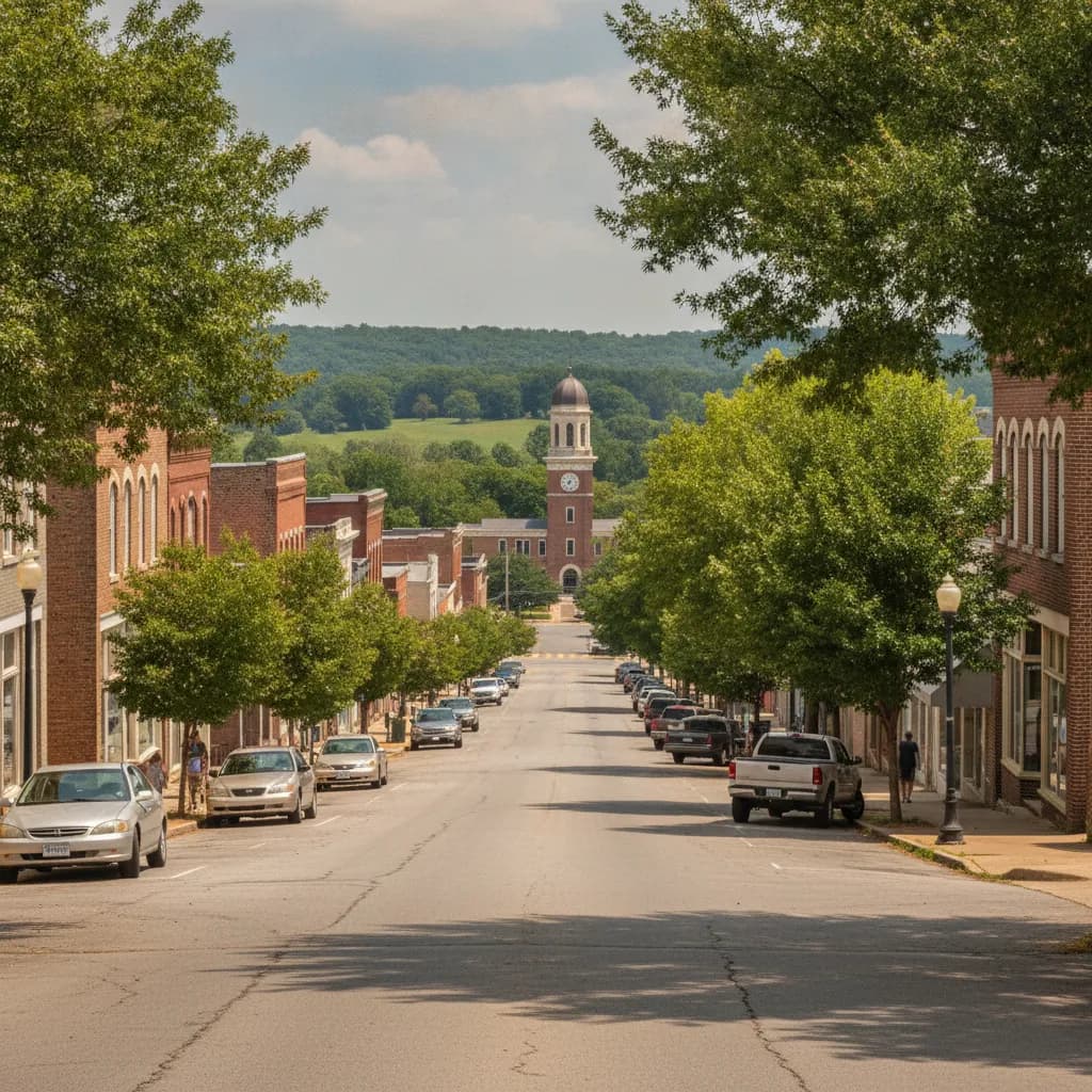 View of Union City, TN