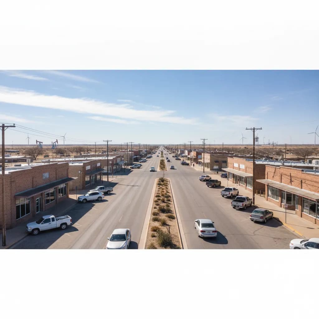 View of Andrews, TX