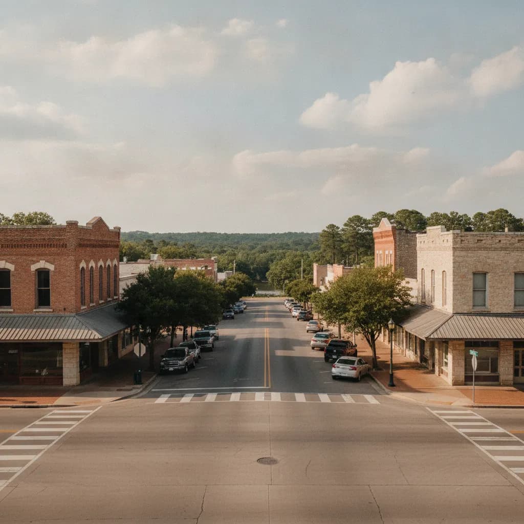 View of Bastrop, TX
