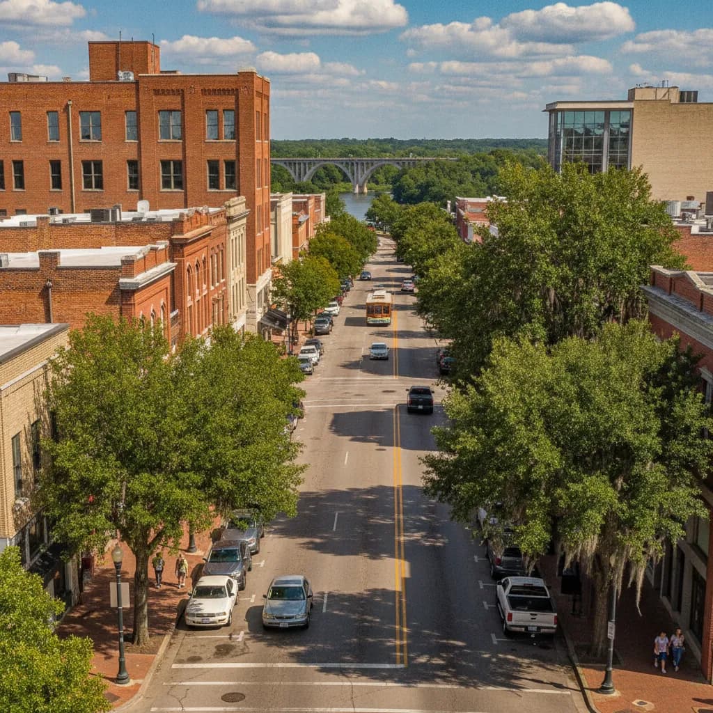 View of Beaumont, TX
