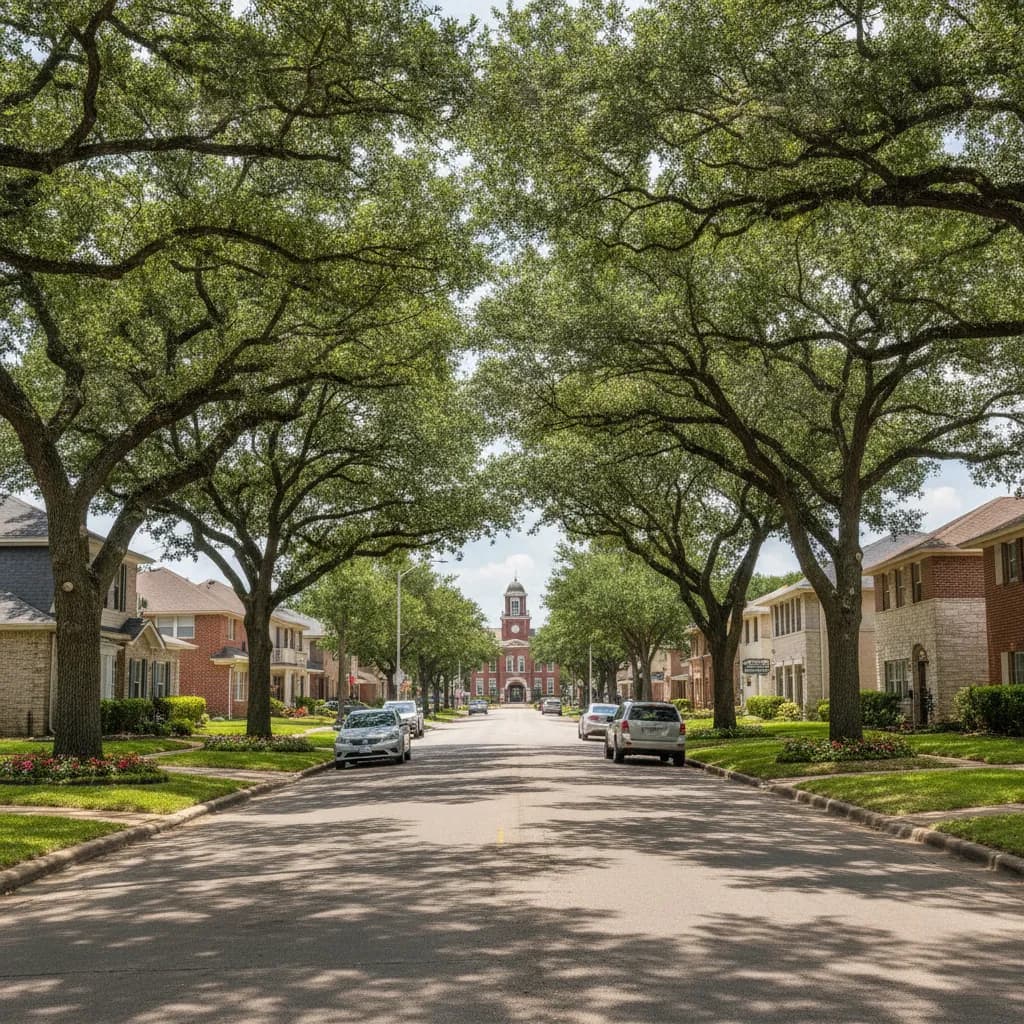 View of Bellaire, TX