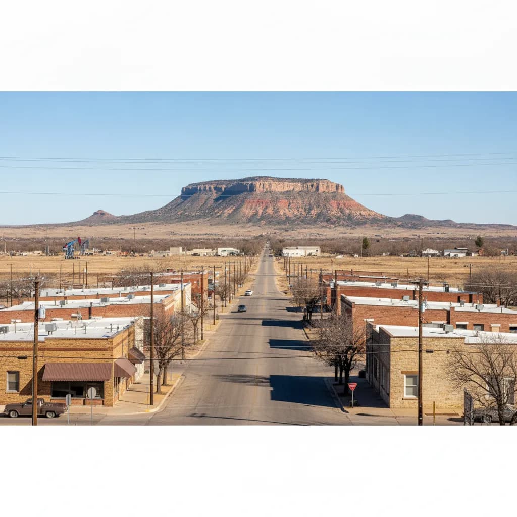 View of Big Spring, TX