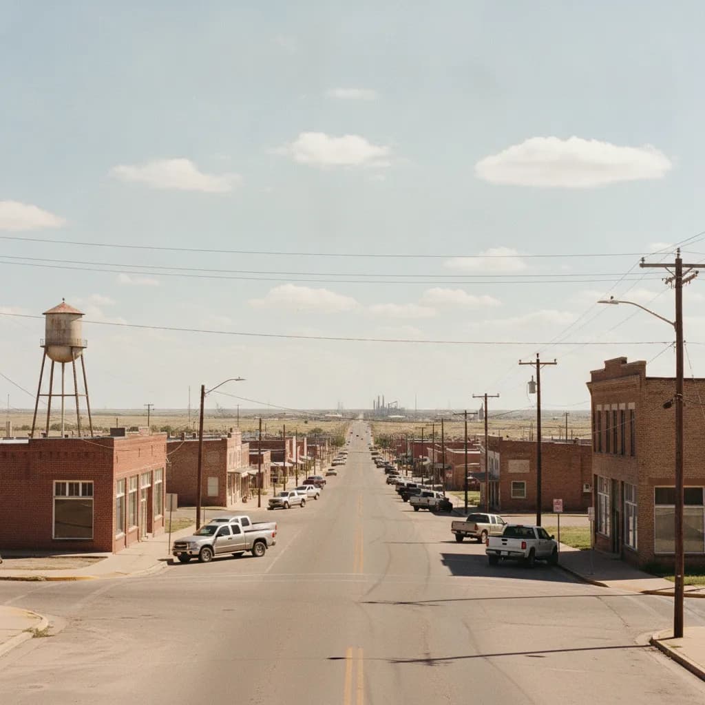 View of Borger, TX