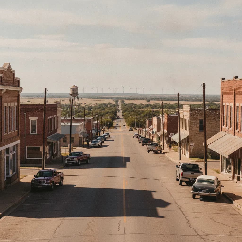 View of Bowie, TX