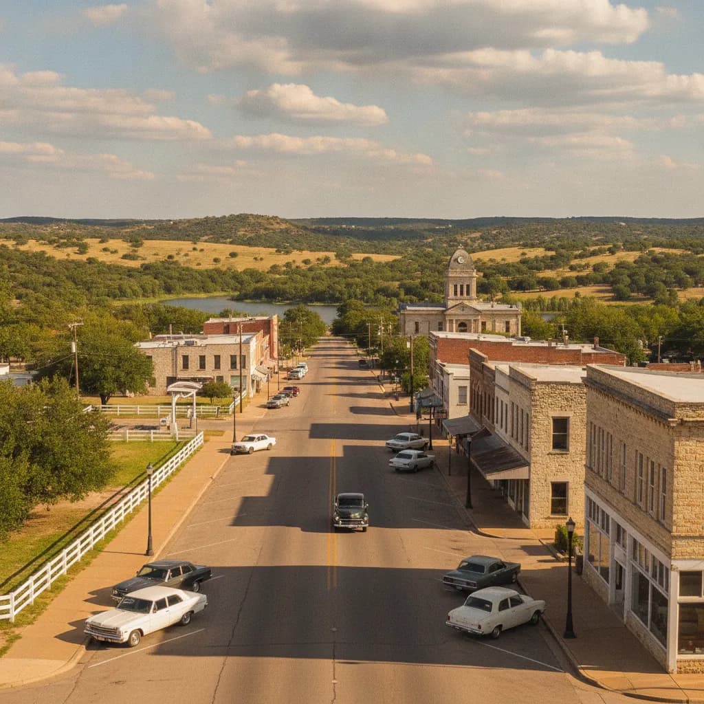 View of Burnet, TX