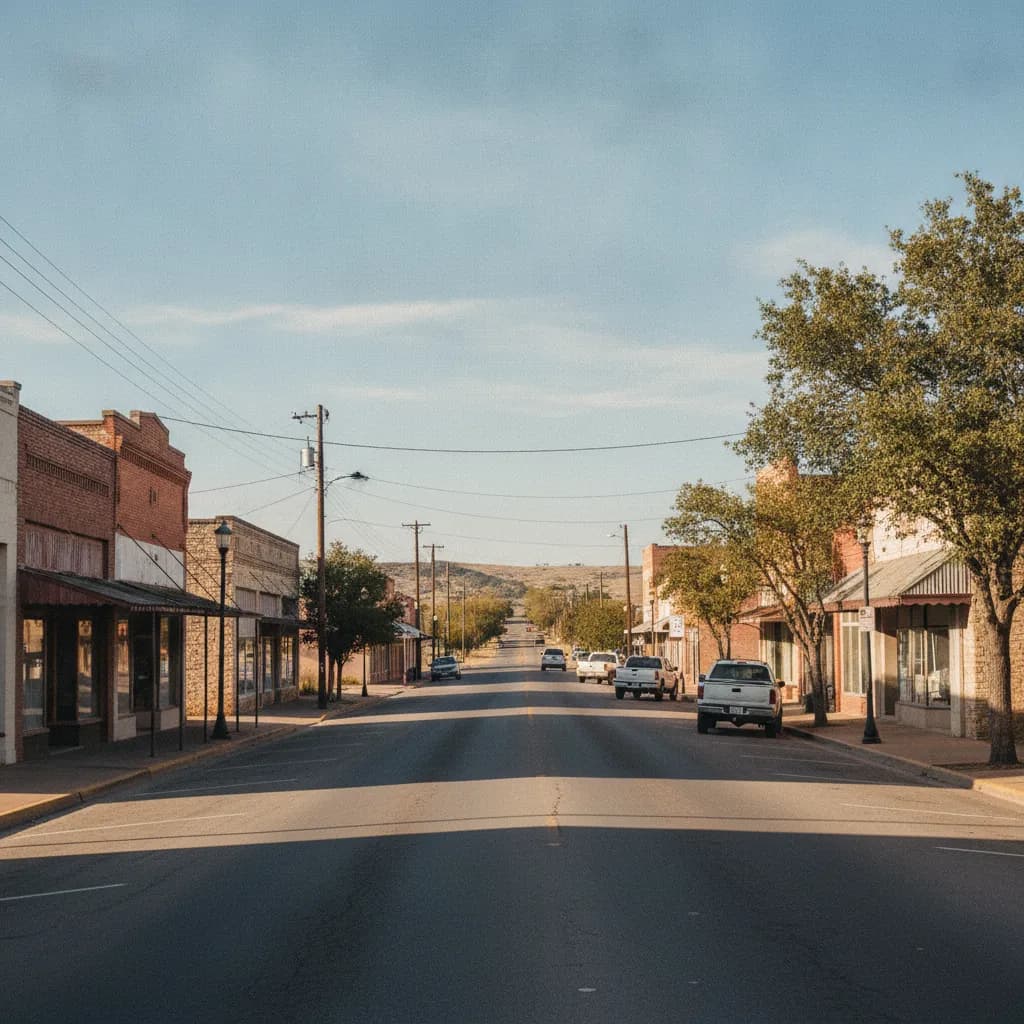 View of Coleman, TX