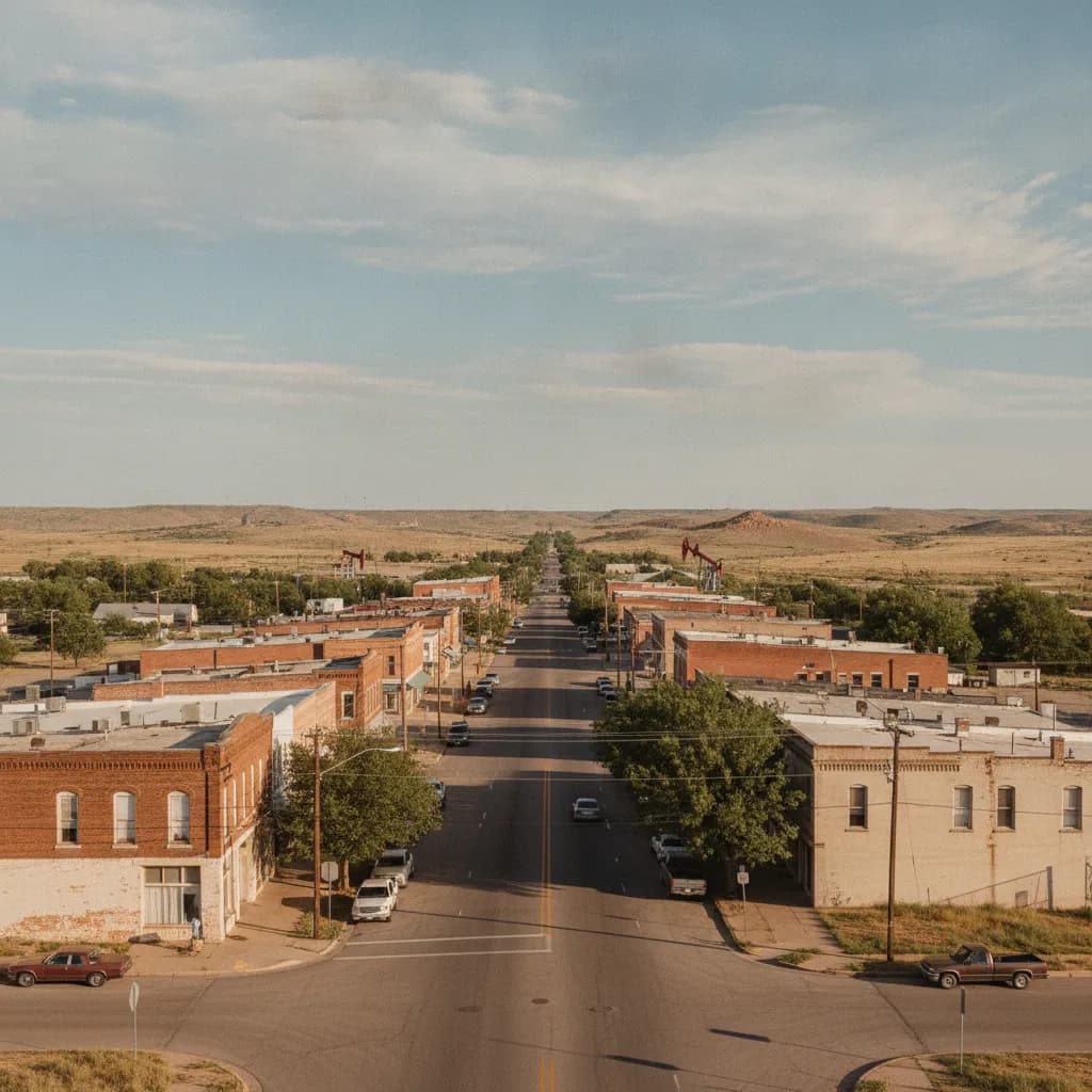 View of Colorado City, TX