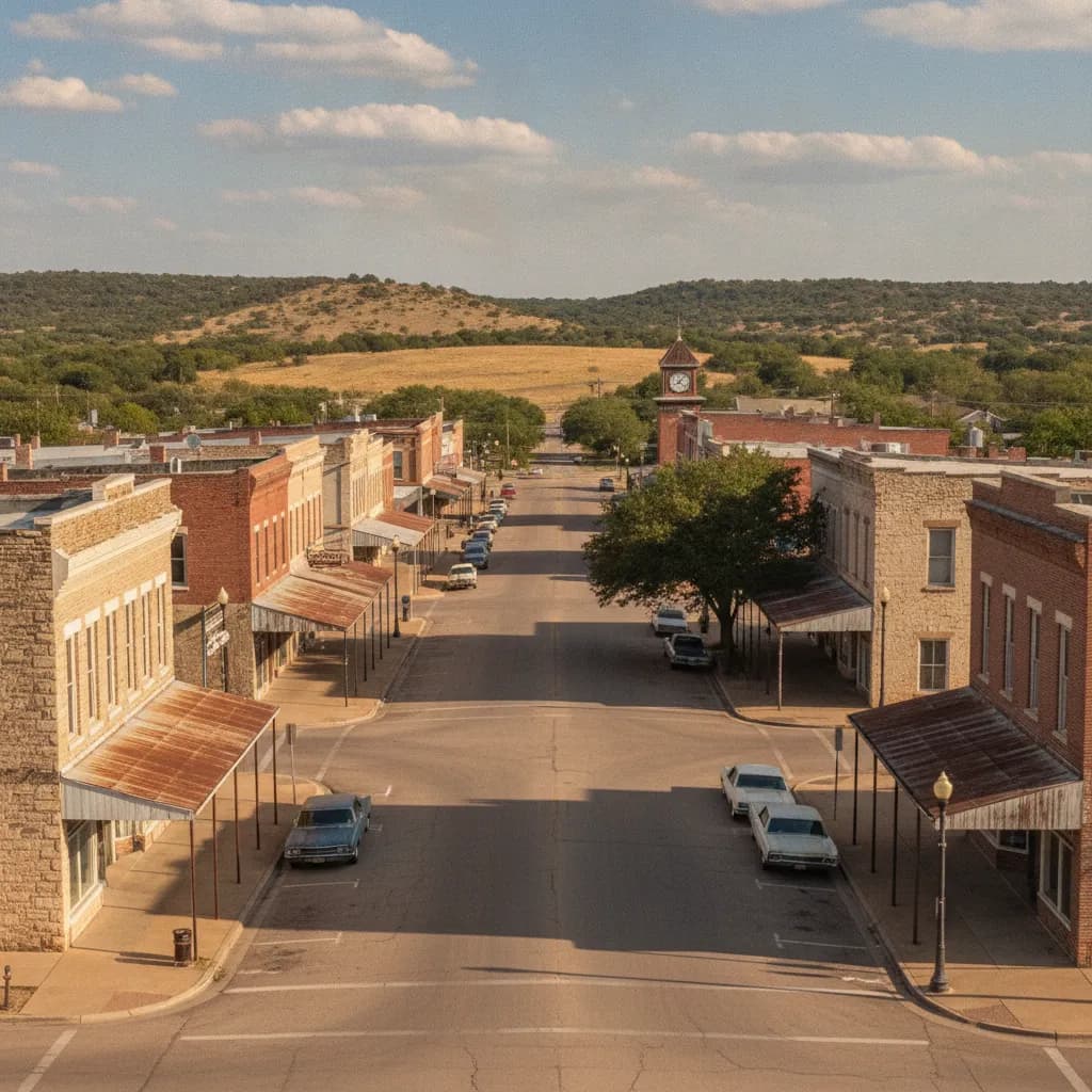 View of Comanche, TX