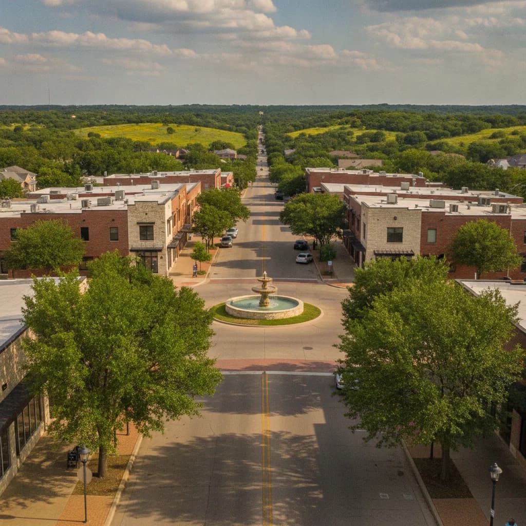 View of Corinth, TX