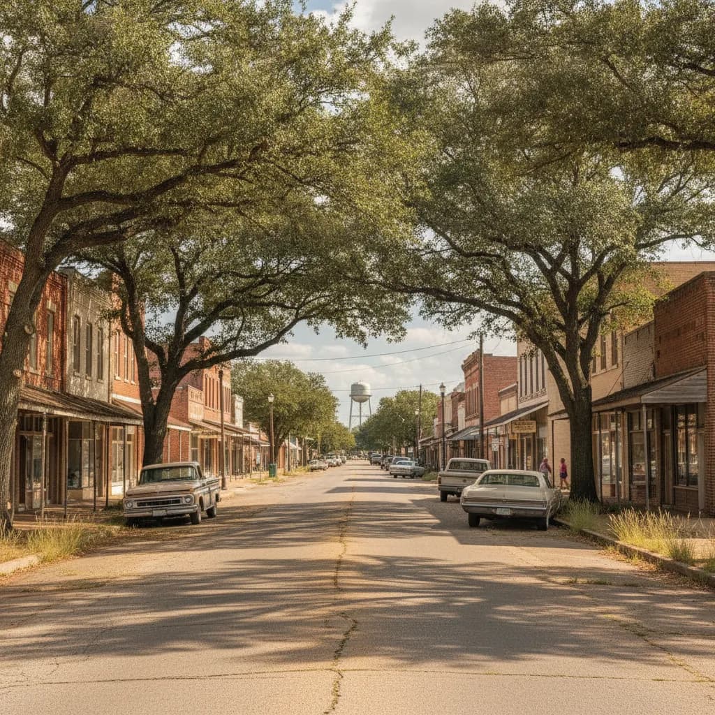View of Crockett, TX