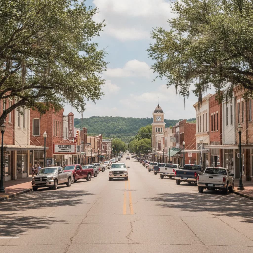 View of Cuero, TX