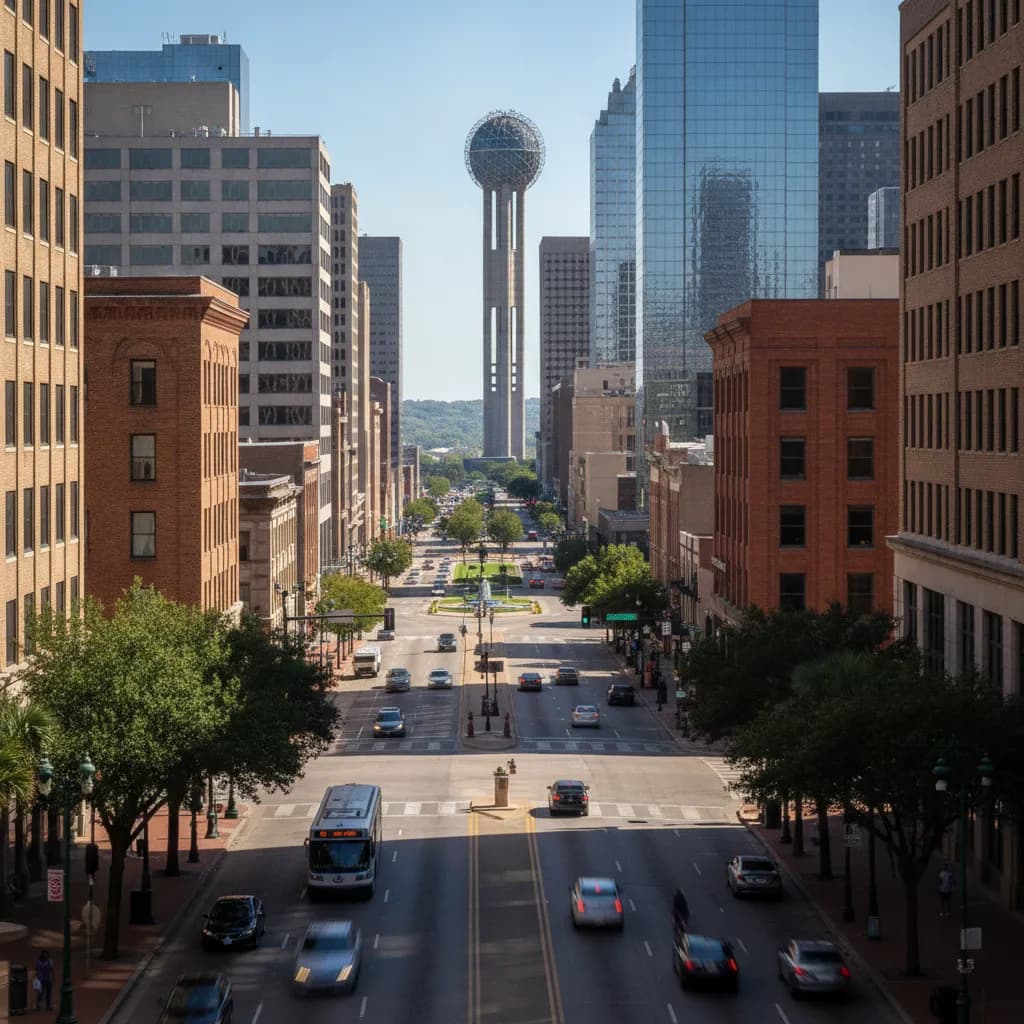 View of Dallas, TX