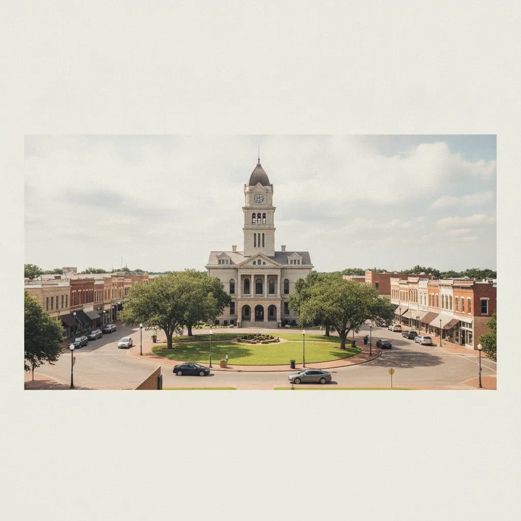 View of Denton, TX