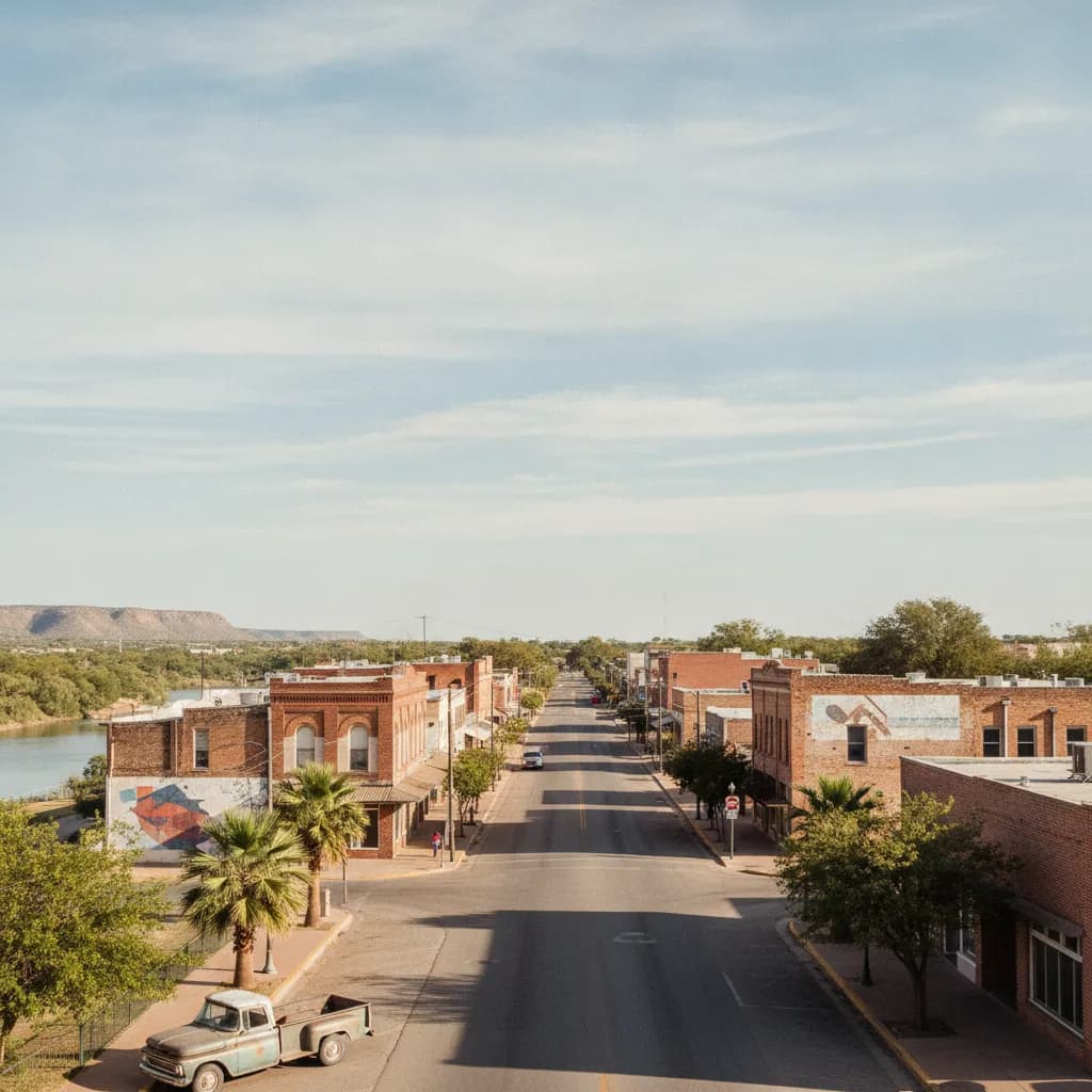 View of Eagle Pass, TX
