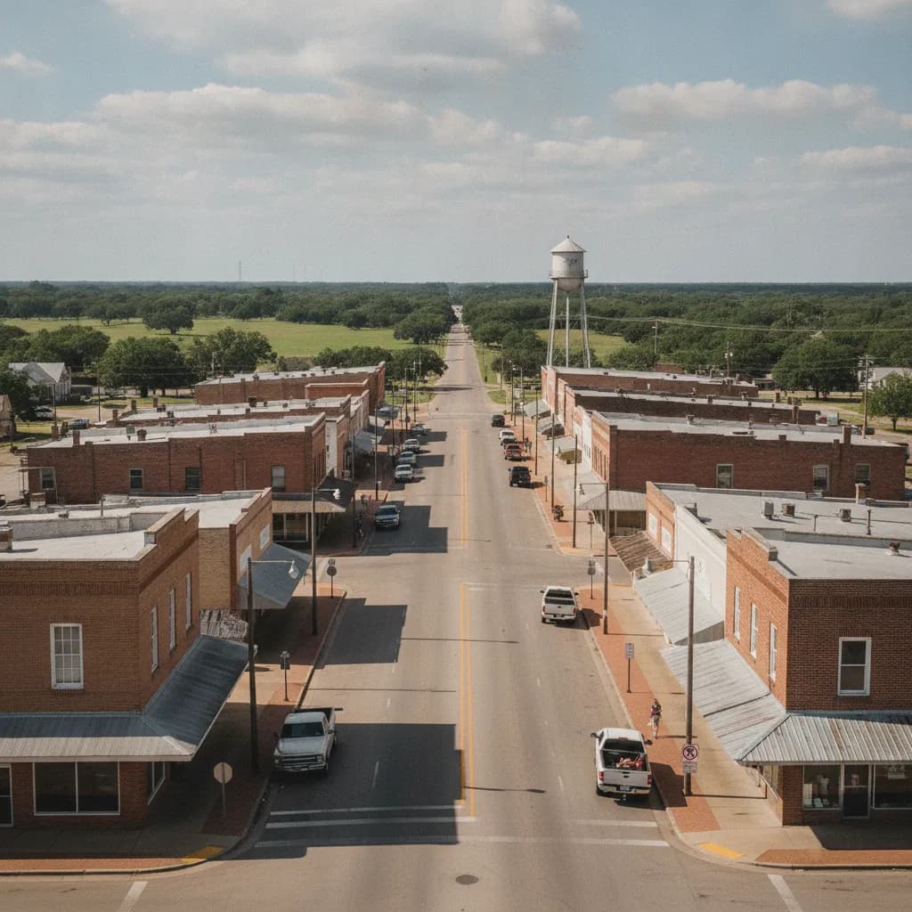 View of Edna, TX