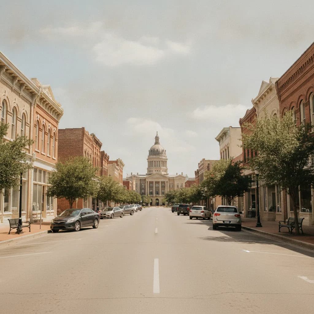 View of Gonzales, TX