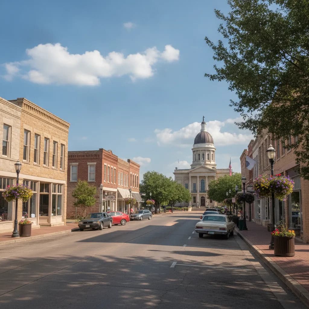 View of Granbury, TX