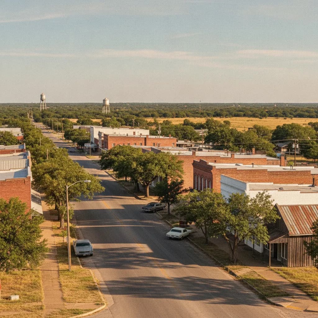 View of Hearne, TX