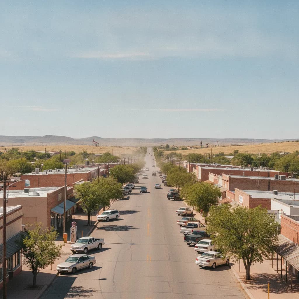 View of Kermit, TX