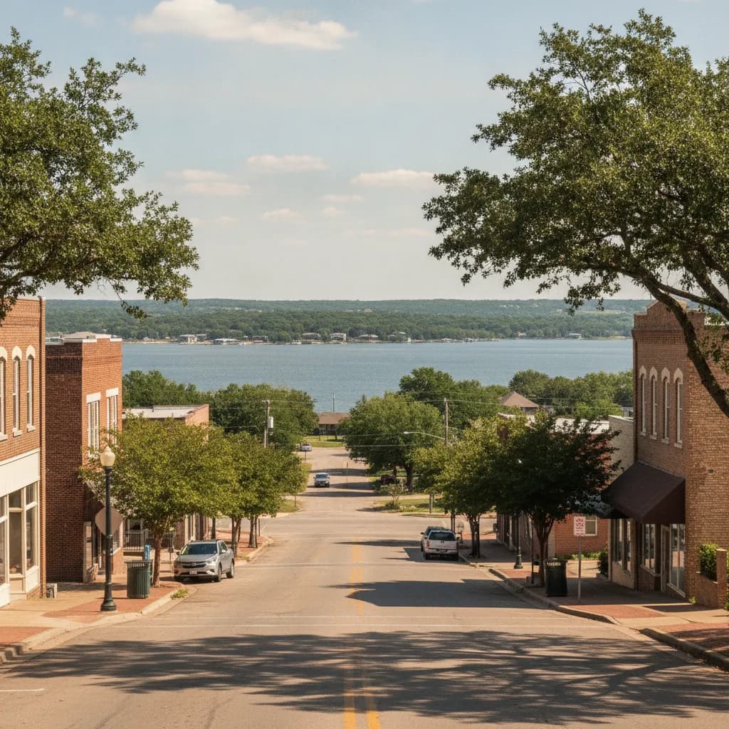 View of Lake Dallas, TX