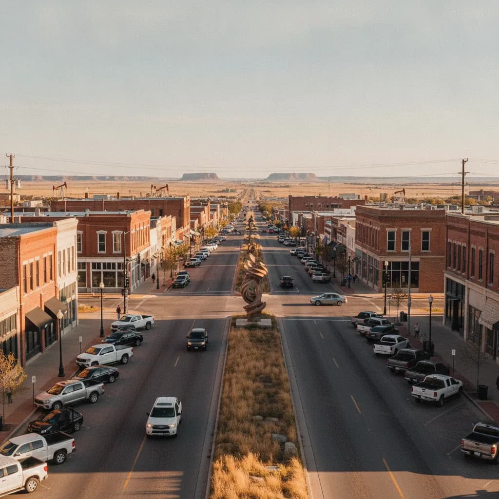 View of Lubbock, TX
