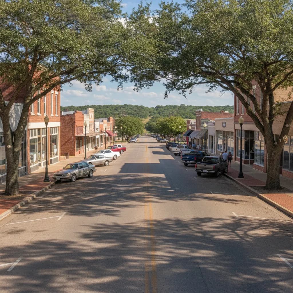 View of Madisonville, TX