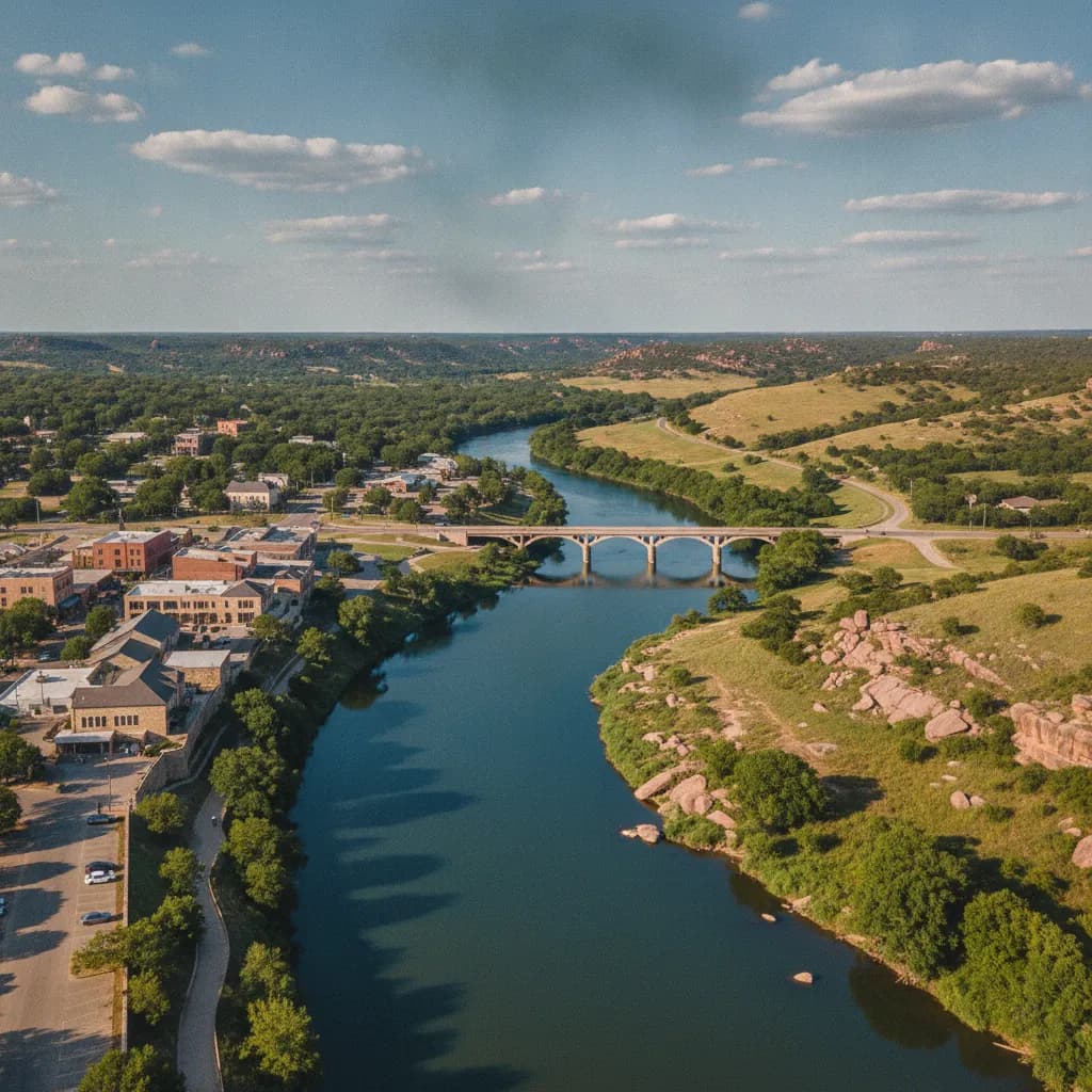 View of Marble Falls, TX