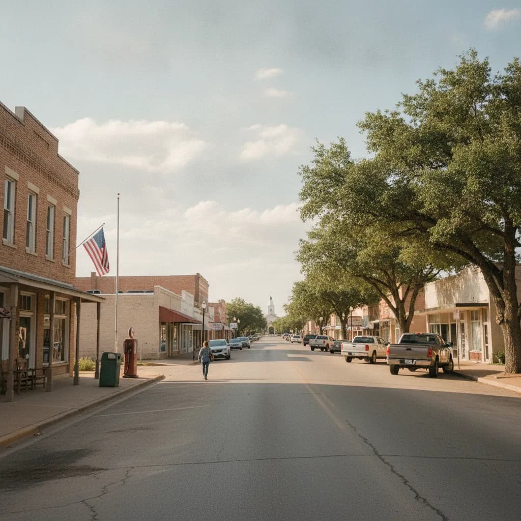 View of McGregor, TX