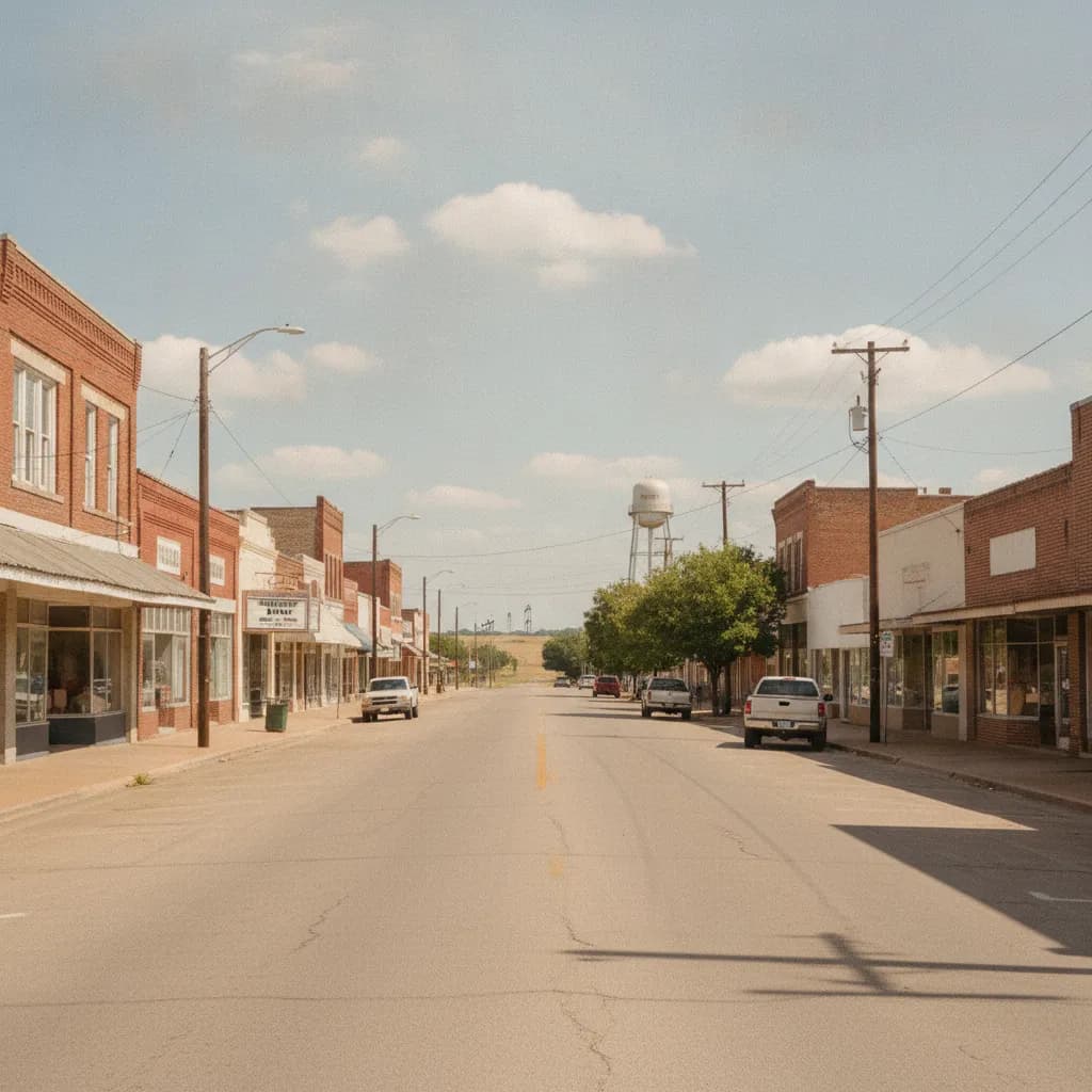 View of Mexia, TX