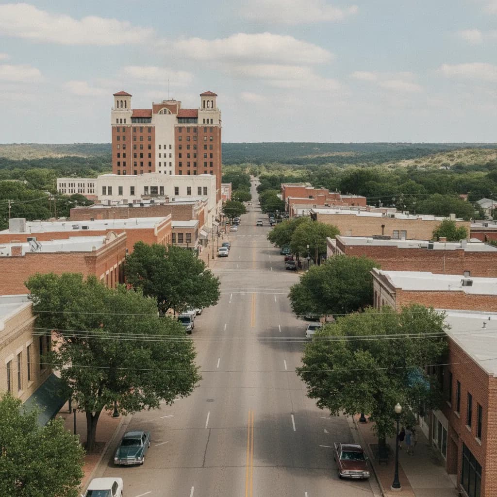 View of Mineral Wells, TX
