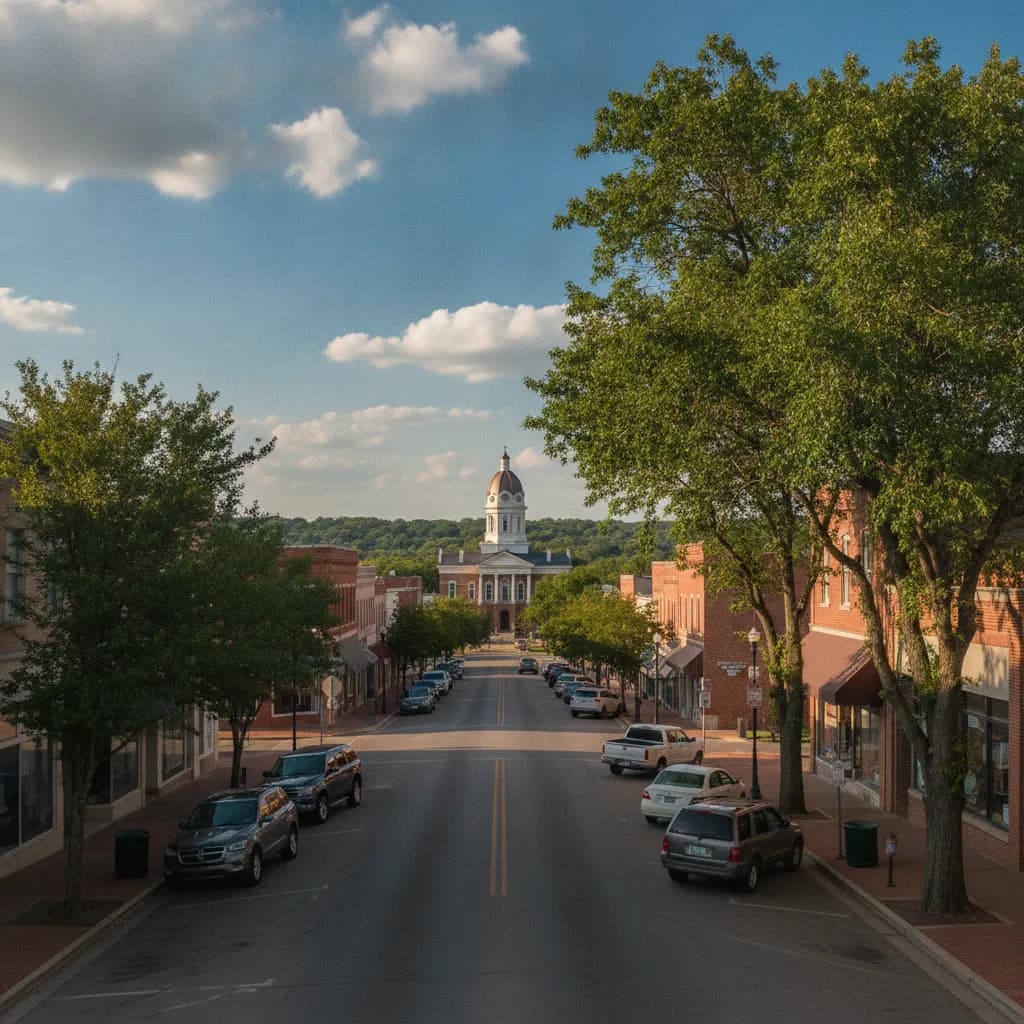 View of Pilot Point, TX